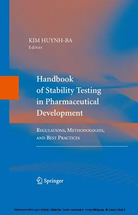 Huynh-Ba | Handbook of Stability Testing in Pharmaceutical Development | E-Book | sack.de