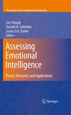 Stough / Saklofske / Parker |  Assessing Emotional Intelligence | eBook | Sack Fachmedien