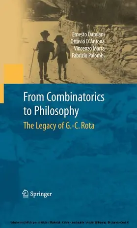 Damiani / D'Antona / Marra |  From Combinatorics to Philosophy | eBook | Sack Fachmedien