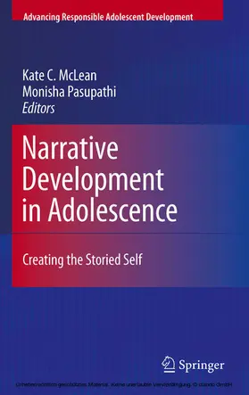 McLean / Pasupathi |  Narrative Development in Adolescence | eBook | Sack Fachmedien