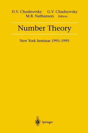 Chudnovsky / Nathanson |  Number Theory | Buch |  Sack Fachmedien