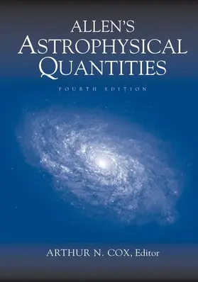 Cox |  Allen's Astrophysical Quantities | Buch |  Sack Fachmedien