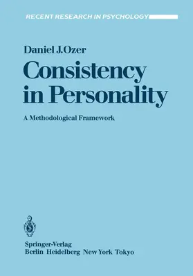 Ozer |  Consistency in Personality | Buch |  Sack Fachmedien