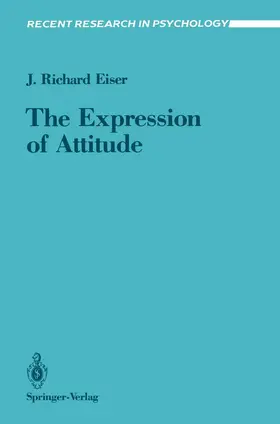 Eiser |  The Expression of Attitude | Buch |  Sack Fachmedien