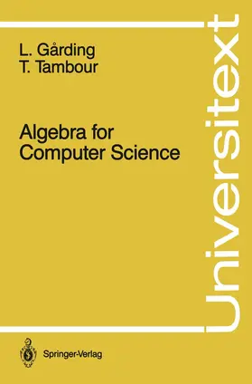 Tambour / Garding |  Algebra for Computer Science | Buch |  Sack Fachmedien