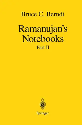 Berndt |  Ramanujan's Notebooks Part II | Buch |  Sack Fachmedien