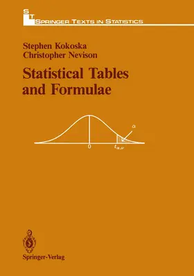 Nevison / Kokoska |  Statistical Tables and Formulae | Buch |  Sack Fachmedien