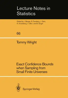 Wright |  Exact Confidence Bounds when Sampling from Small Finite Universes | Buch |  Sack Fachmedien