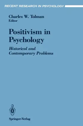 Tolman |  Positivism in Psychology | Buch |  Sack Fachmedien