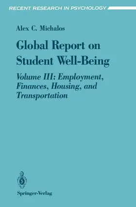 Michalos |  Global Report on Student Well-Being | Buch |  Sack Fachmedien