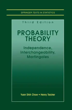 Teicher / Chow |  Probability Theory | Buch |  Sack Fachmedien