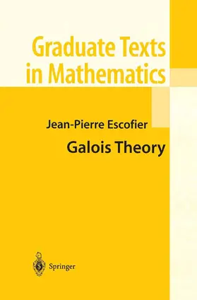 Escofier |  Galois Theory | Buch |  Sack Fachmedien