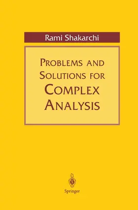 Shakarchi |  Problems and Solutions for Complex Analysis | Buch |  Sack Fachmedien