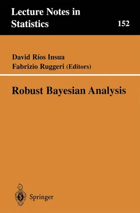 Ruggeri / Rios Insua |  Robust Bayesian Analysis | Buch |  Sack Fachmedien