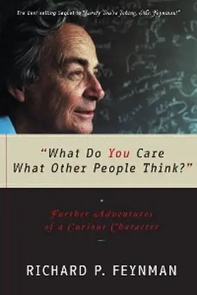Feynman / Leighton |  "What Do You Care What Other People Think?" | eBook | Sack Fachmedien
