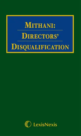 Cunningham / Ashworth / Stubbs |  Mithani: Directors' Disqualification | Buch |  Sack Fachmedien