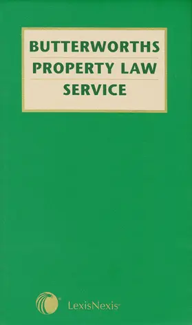 Desmond / Roberts / Abbey |  Butterworths Property Law Service | Loseblattwerk |  Sack Fachmedien