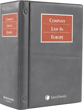 Thomas |  Company Law in Europe | Loseblattwerk |  Sack Fachmedien