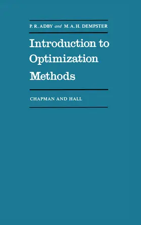 Adby |  Introduction to Optimization Methods | Buch |  Sack Fachmedien