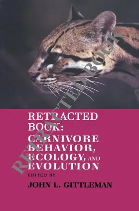 Gittleman |  Carnivore Behavior, Ecology, and Evolution | Buch |  Sack Fachmedien