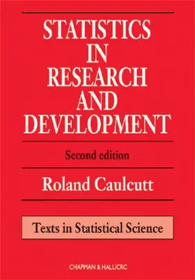 Caulcutt |  Statistics in Research and Development | Buch |  Sack Fachmedien