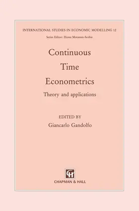 Gandolfo |  Continuous-Time Econometrics | Buch |  Sack Fachmedien