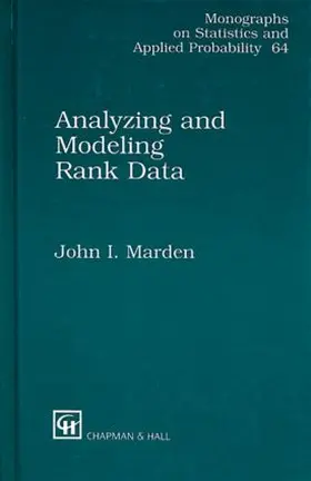 Marden |  Analyzing and Modeling Rank Data | Buch |  Sack Fachmedien