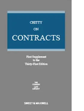 Beale |  Chitty on Contracts | Buch |  Sack Fachmedien