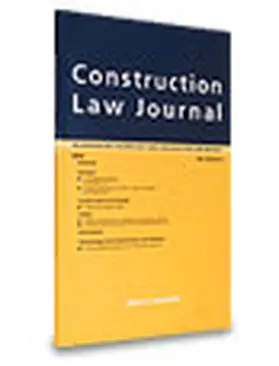Burr / Ramsey / Franklin |  Construction Law Journal | Buch |  Sack Fachmedien