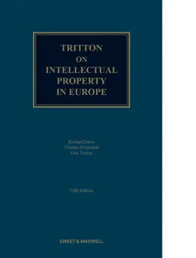 Davis / Quintin / Tritton |  Tritton on Intellectual Property Law in Europe | Buch |  Sack Fachmedien
