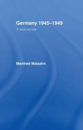 Malzahn |  Germany 1945-1949 | Buch |  Sack Fachmedien