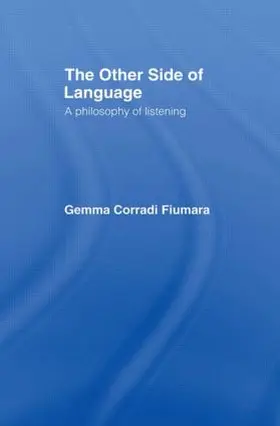 Fiumara |  The Other Side of Language | Buch |  Sack Fachmedien