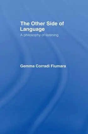 Fiumara |  The Other Side of Language | Buch |  Sack Fachmedien