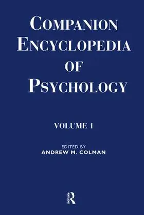 Colman |  Companion Encyclopedia of Psychology | Buch |  Sack Fachmedien