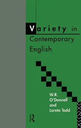 O'Donnell / Todd |  Variety in Contemporary English | Buch |  Sack Fachmedien