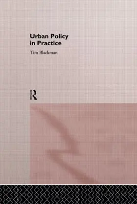 Blackman |  Urban Policy in Practice | Buch |  Sack Fachmedien