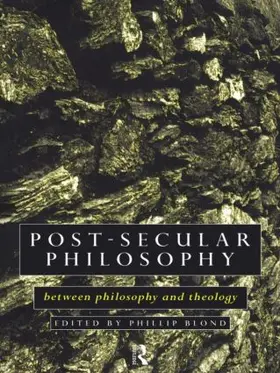 Blond |  Post-Secular Philosophy | Buch |  Sack Fachmedien