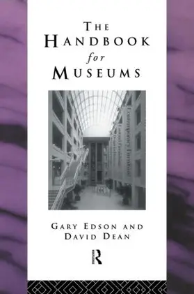 Dean / Edson |  Handbook for Museums | Buch |  Sack Fachmedien