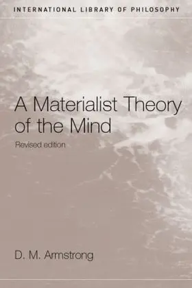 Armstrong |  A Materialist Theory of the Mind | Buch |  Sack Fachmedien
