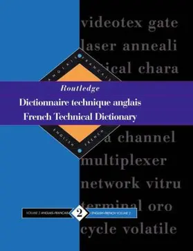 Arden |  Routledge French Technical Dictionary Dictionnaire technique anglais | Buch |  Sack Fachmedien