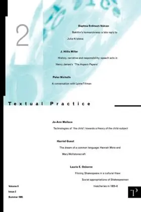 Smith / Sinfield / Howard |  Textual Practice | Buch |  Sack Fachmedien