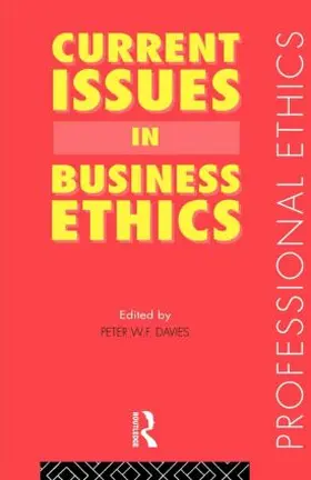 Davies |  Current Issues in Business Ethics | Buch |  Sack Fachmedien