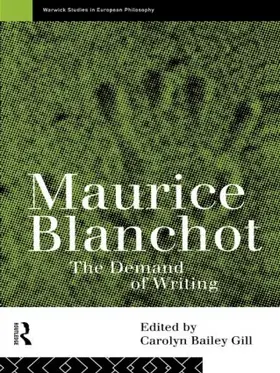 Gill |  Maurice Blanchot | Buch |  Sack Fachmedien