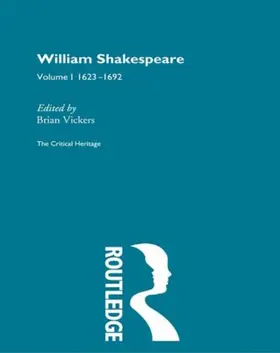 Vickers |  William Shakespeare | Buch |  Sack Fachmedien