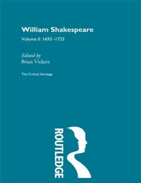 Vickers |  William Shakespeare | Buch |  Sack Fachmedien