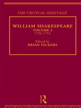 Vickers |  William Shakespeare | Buch |  Sack Fachmedien