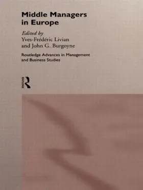 Burgoyne / Livian |  Middle Managers In Europe | Buch |  Sack Fachmedien