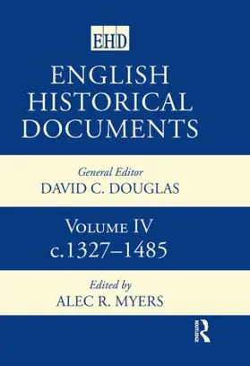 Myers |  English Historical Documents | Buch |  Sack Fachmedien