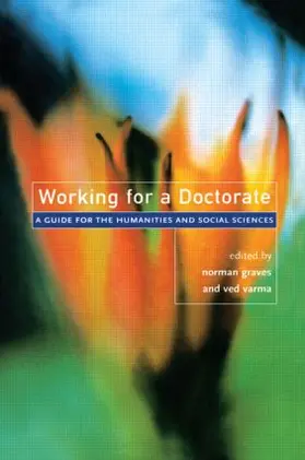 Graves / Varma |  Working for a Doctorate | Buch |  Sack Fachmedien