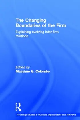Colombo |  The Changing Boundaries of the Firm | Buch |  Sack Fachmedien